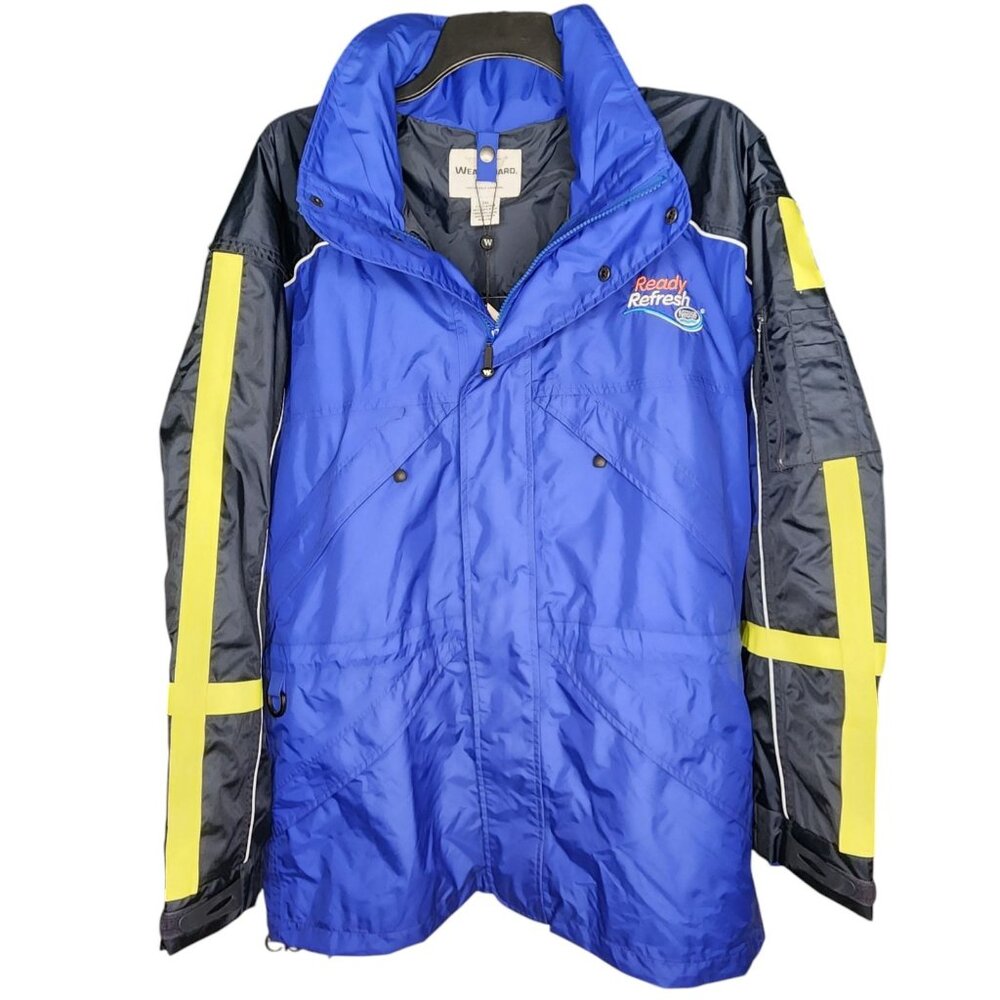 WearGuard System 365 Jacket Mens Blue Nylon 2XL Zip Waterproof Long Sleeve NWT